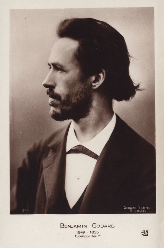 Benjamin Godard, ranskalainen viulisti ja romanttinen säveltäjä (1849-1895) tekijältä French Photographer