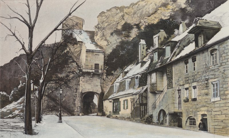 Besancon, Porte Taillee, Näkymä kaupungin puolelta tekijältä French Photographer