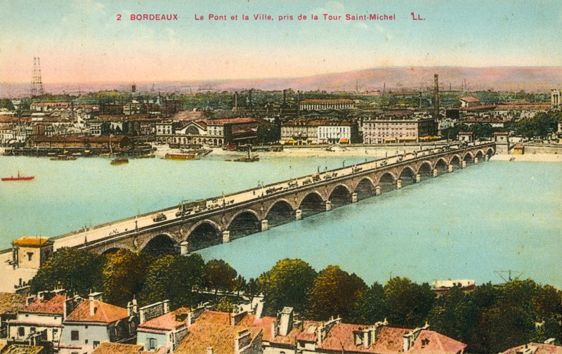Bordeaux, silta, kaupunki tekijältä French Photographer