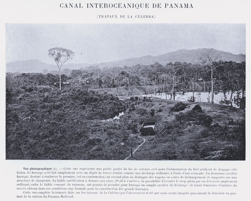Panaman valtamertenvälinen kanava, Culebra Works (m/w kuva) tekijältä French Photographer