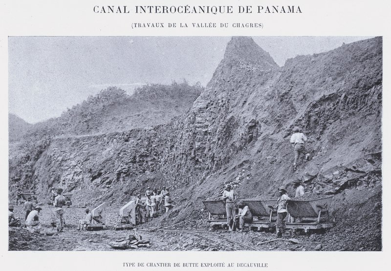 Panaman valtamertenvälinen kanava, Chagres Valley Works (m/w kuva) tekijältä French Photographer