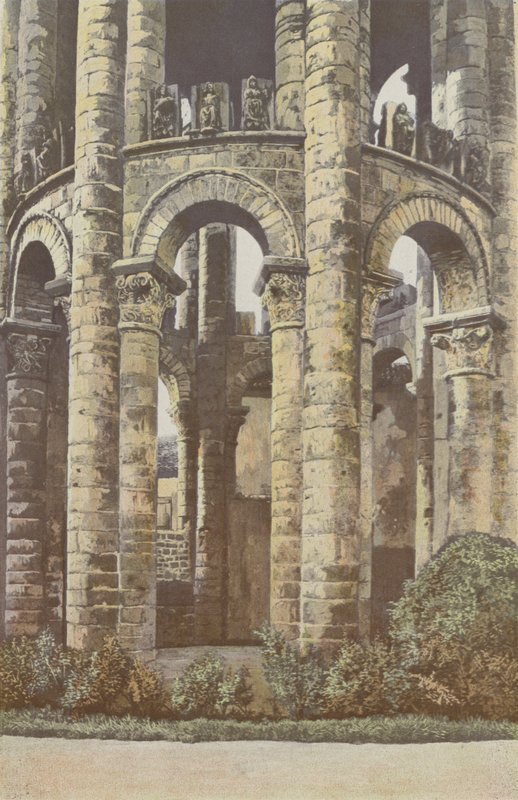 Charroux, Old Abbey, Tower, alaosa tekijältä French Photographer