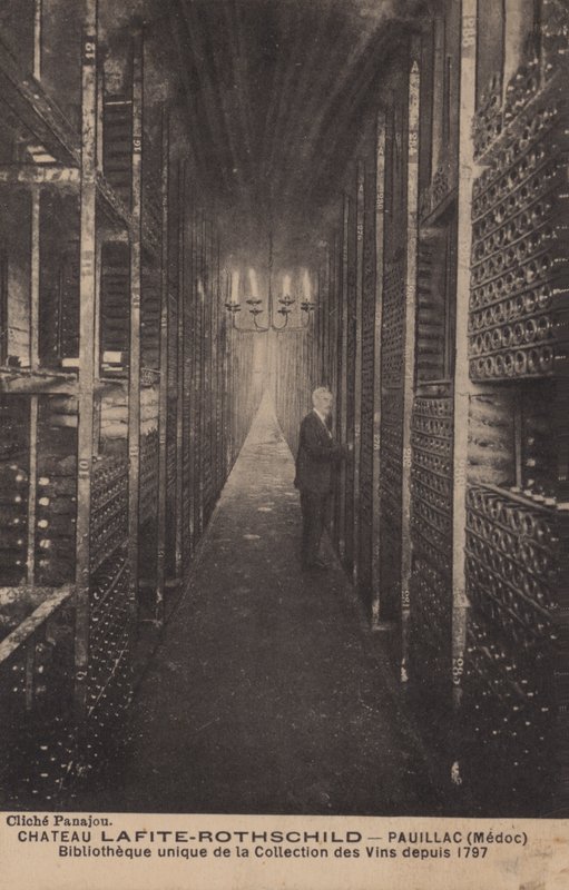 Chateau Lafite-Rothschild, Pauillac, Medoc, Viinikokoelma vuodesta 1797 lähtien tekijältä French Photographer