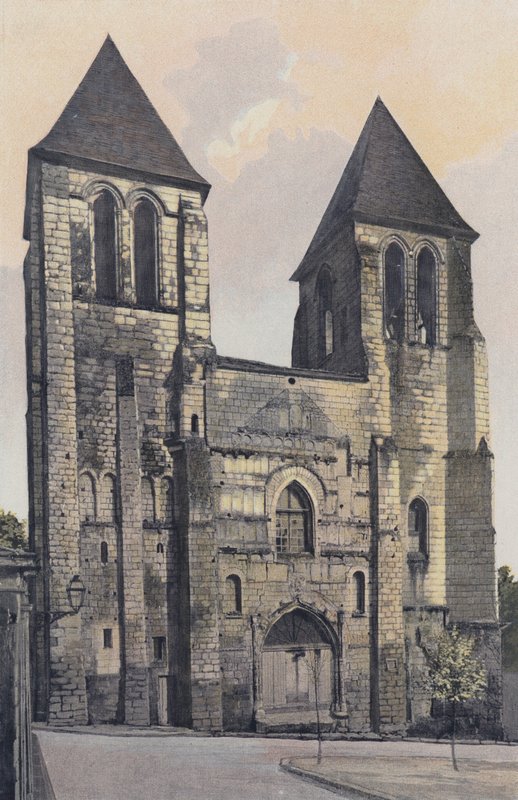 Chinon, Saint-Mexmen kirkko, Facade O (koulu) tekijältä French Photographer