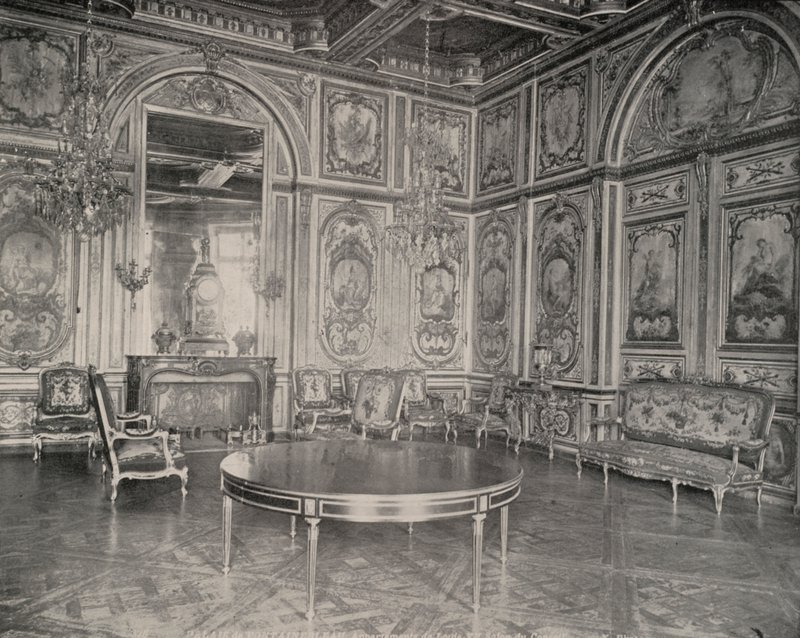 Neuvonantajahuone, Fontainebleaun palatsi (m/w kuva) tekijältä French Photographer