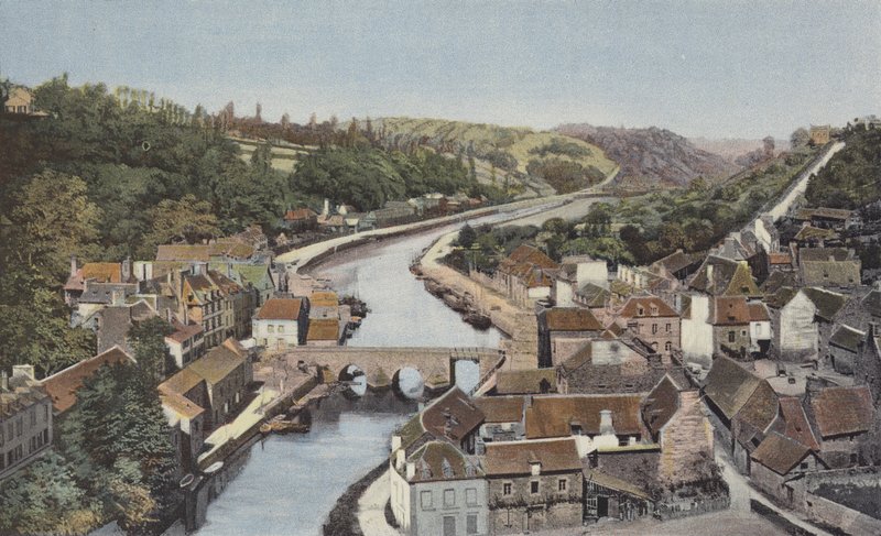 Dinan And La Rance Inferior, Näkymä Lanvallayn viaduelta tekijältä French Photographer