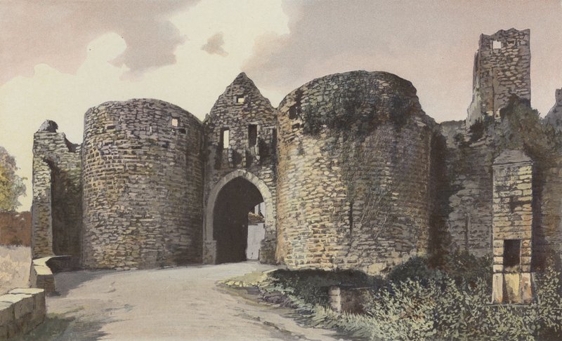 Domme, Porte des Tours ja vallien jäänteet tekijältä French Photographer