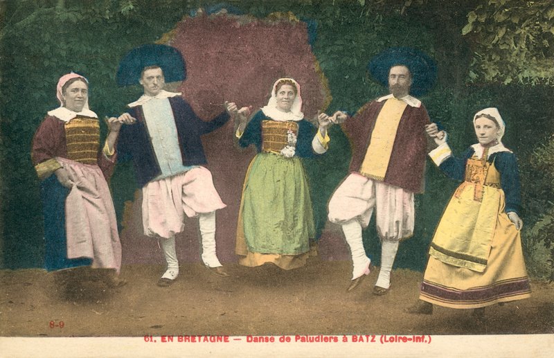 Bretagnessa, Dance of Salt työntekijät Batzissa tekijältä French Photographer
