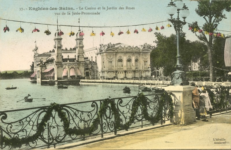 Enghien-Les-Bains, Kasino, Ruusutarha tekijältä French Photographer
