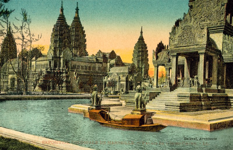 Marseillen siirtomaanäyttely, Intian Kiinan palatsi tekijältä French Photographer