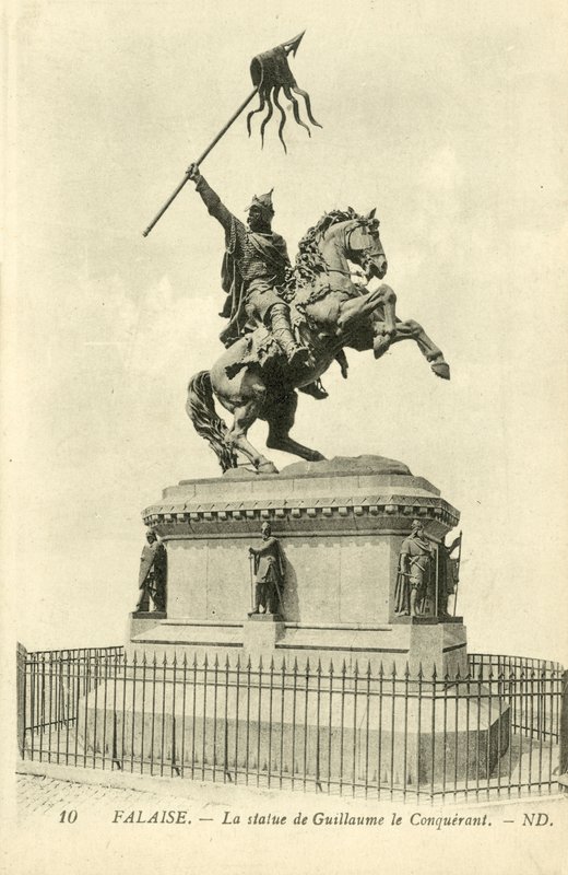 Falaise, William Valloittajan patsas, ND tekijältä French Photographer