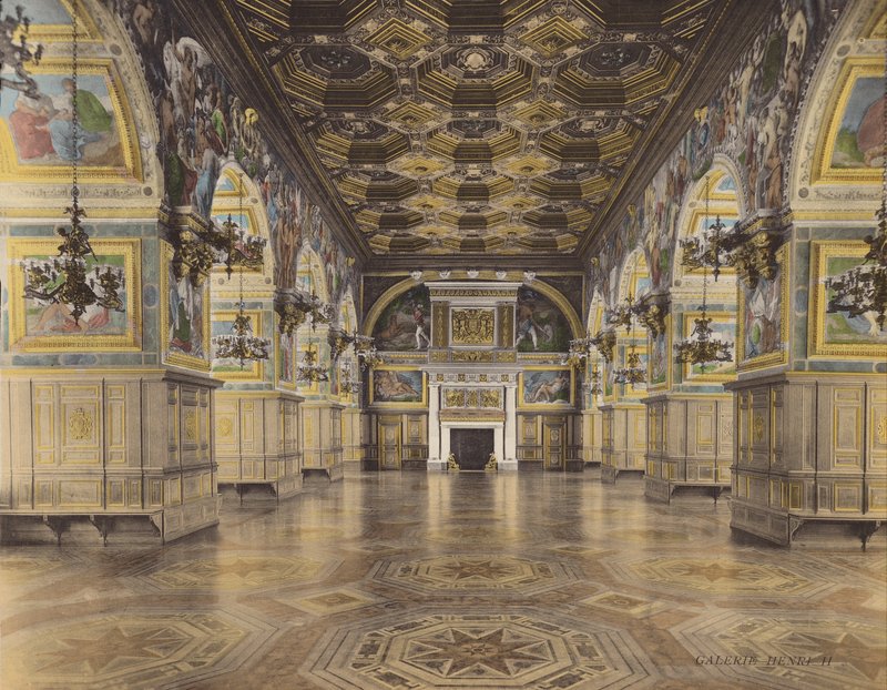 Fontainebleau: Galerie Henri II (värikuva) tekijältä French Photographer