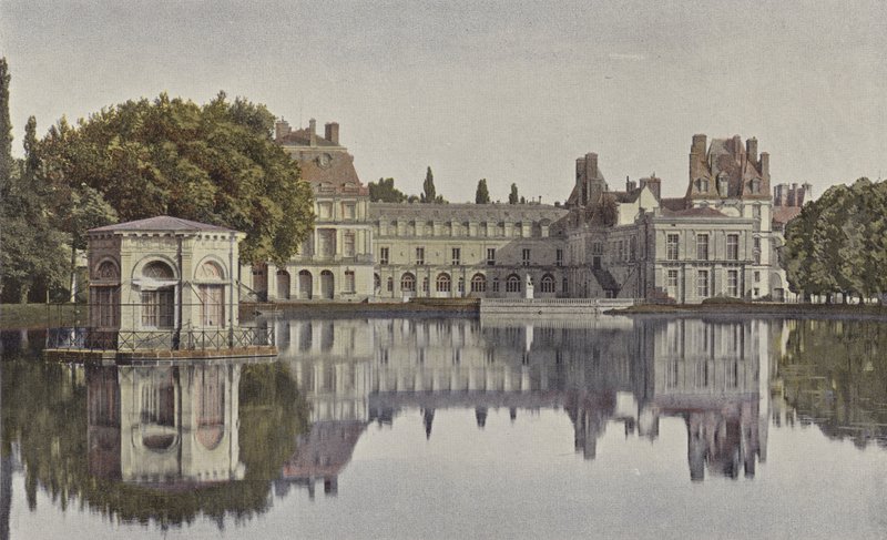 Fontainebleau, palatsi, Karppilammen näkymä tekijältä French Photographer