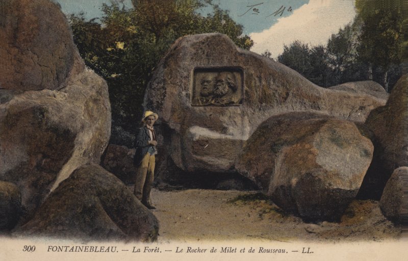Fontainebleau, La Foret, Miletuksen kallio ja Rousseau tekijältä French Photographer