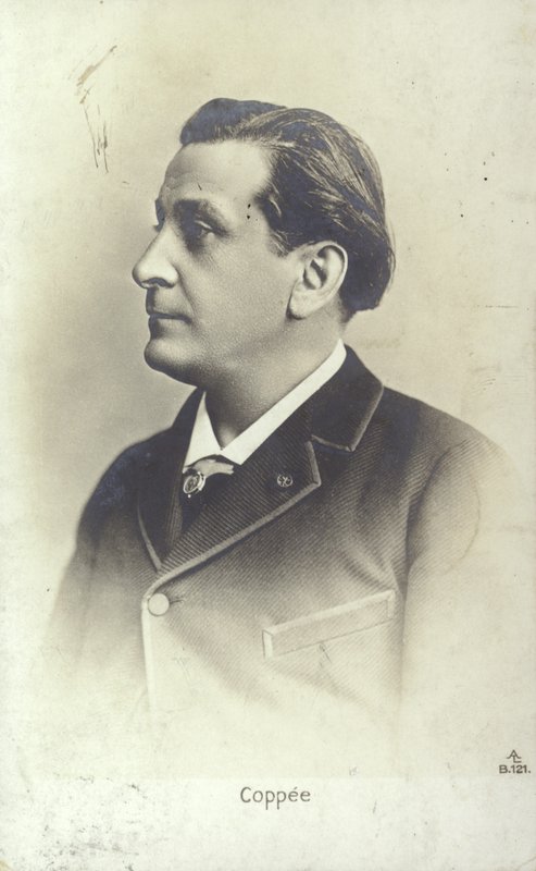 Francois Coppee (1842-1908), ranskalainen runoilija ja kirjailija tekijältä French Photographer