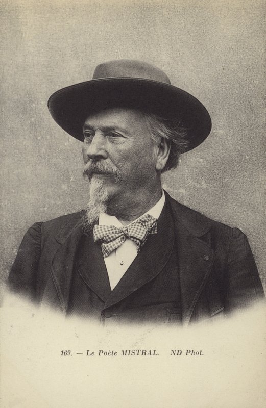 Frederic Mistral (1830-1914), ranskalainen runoilija ja oksitaanin kielen sanakirjailija tekijältä French Photographer