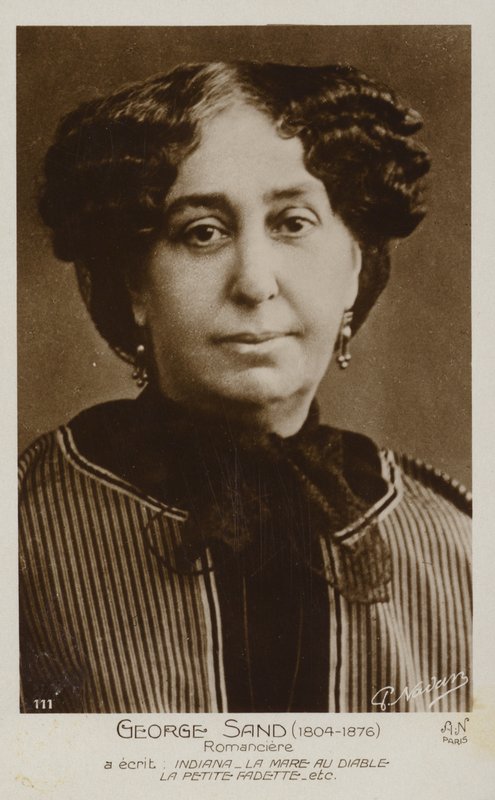 George Sand (1804-1876), ranskalainen kirjailija tekijältä French Photographer