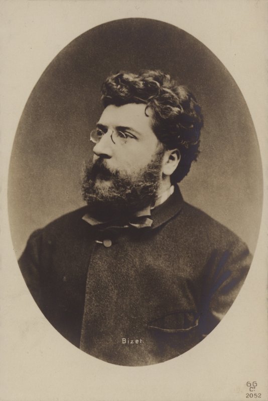 Georges Bizet, ranskalainen säveltäjä, pääasiassa oopperoita (1838-1875) tekijältä French Photographer