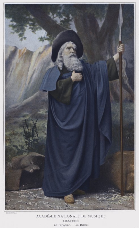 Jean-Francois Delmas Vaeltajana Siegfriedissä (värillinen kuva) tekijältä French Photographer