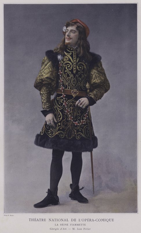 Jean Perier Giorgio dAstina La Reine Fiammettessa (värillinen kuva) tekijältä French Photographer