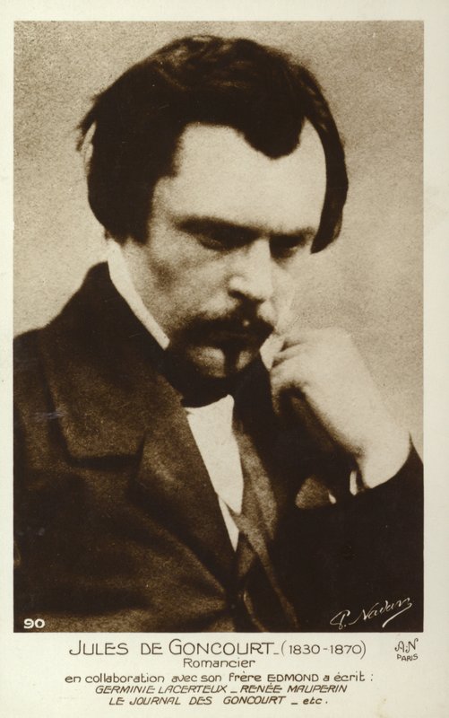 Jules de Goncourt (1830-1870), ranskalainen kirjailija tekijältä French Photographer