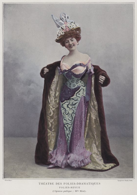 Juliette Mealy, ranskalainen näyttelijä ja laulaja (värillinen kuva) tekijältä French Photographer