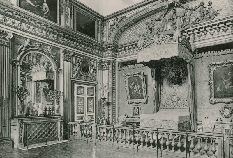 Ludvig XIV:n makuuhuone, Ludvig XIV:n makuuhuone (valokuvakaiverrus) tekijältä French Photographer