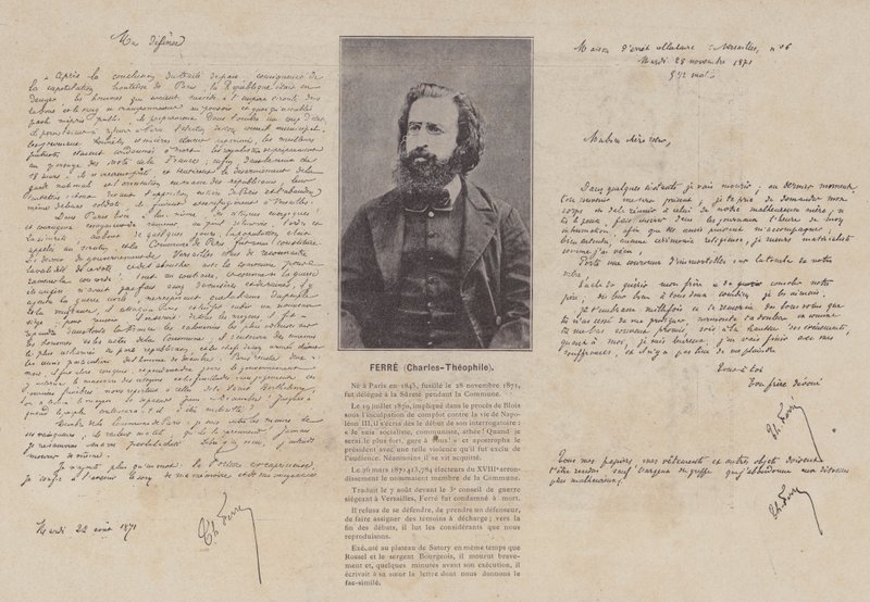 Pariisin kommuuni, Charles-Theophile Ferre (m/v kuva) tekijältä French Photographer