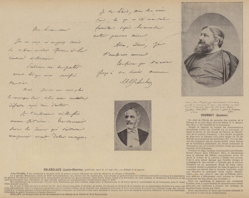 Pariisin kommuuni, Louis-Charles Delescluze, Gustave Courbet (m/v kuva) tekijältä French Photographer