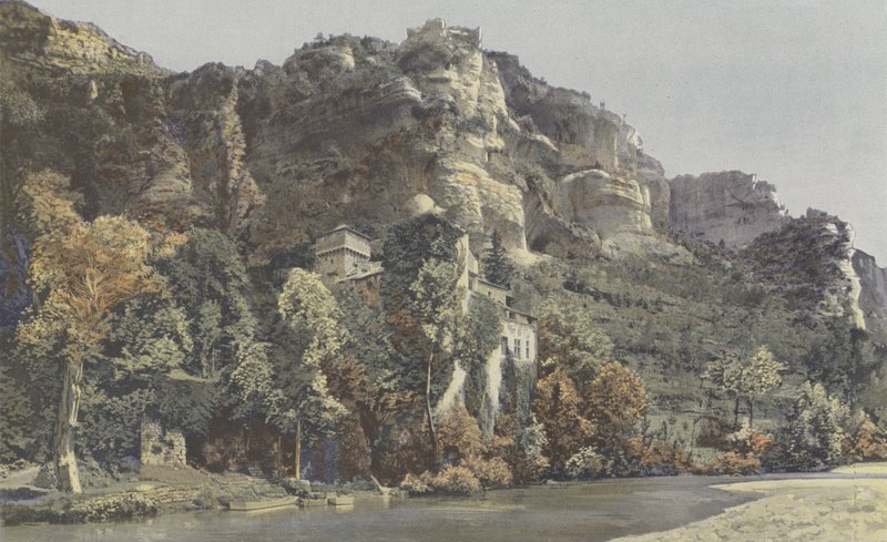Laval-du-Tarn, Chateau de la Caze, Tarnin oikealla rannalla tekijältä French Photographer