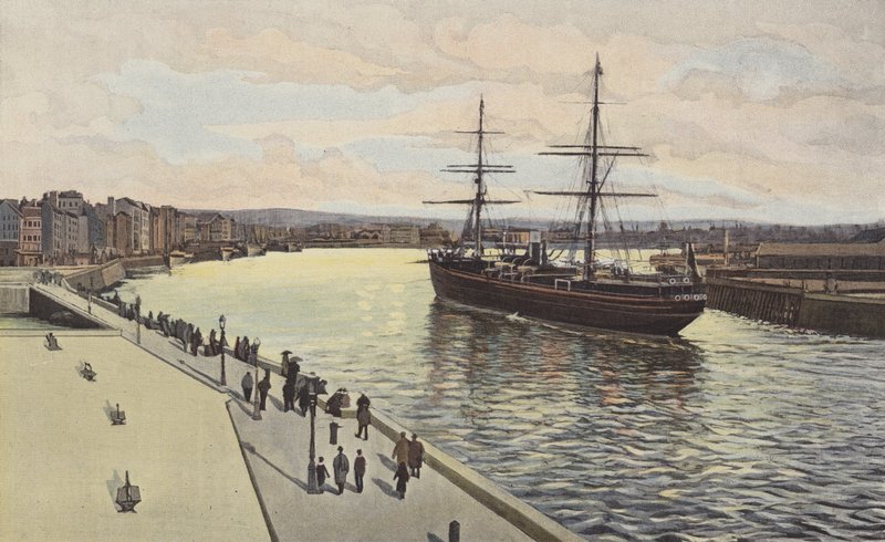 Le Havre, Höyrylaivan tulo ulkosatamaan tekijältä French Photographer