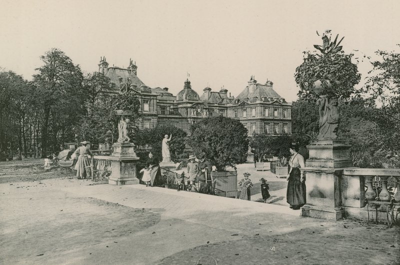 Le Jardin du Luxembourg, Luxemburgin puutarha (valokuva) tekijältä French Photographer