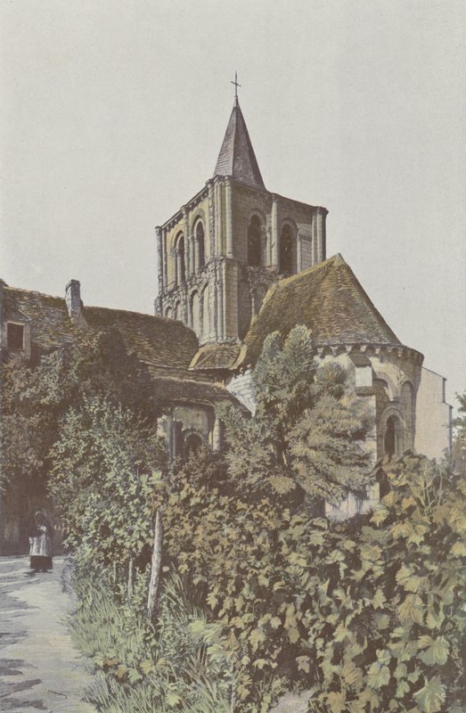 Lencloitre, kirkko, Apse ja kellotorni tekijältä French Photographer