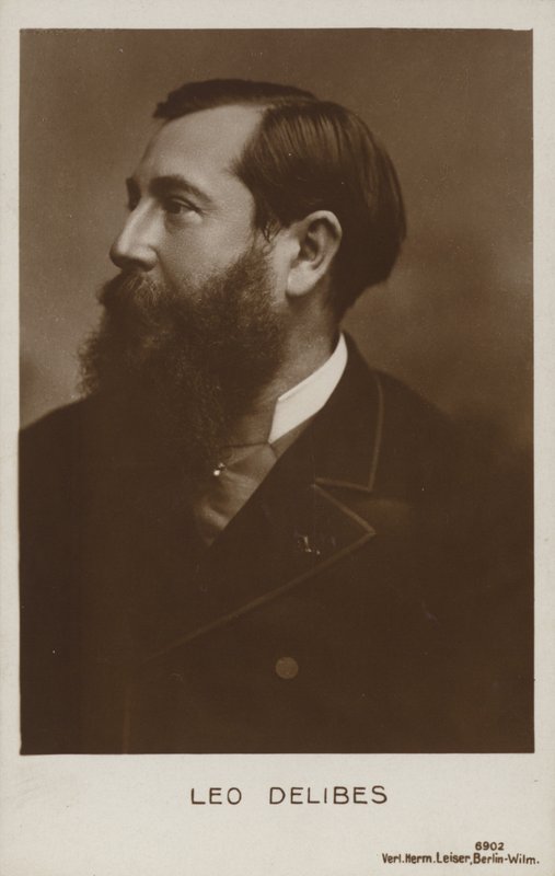 Leo Delibes, ranskalainen säveltäjä (1836-1891) tekijältä French Photographer