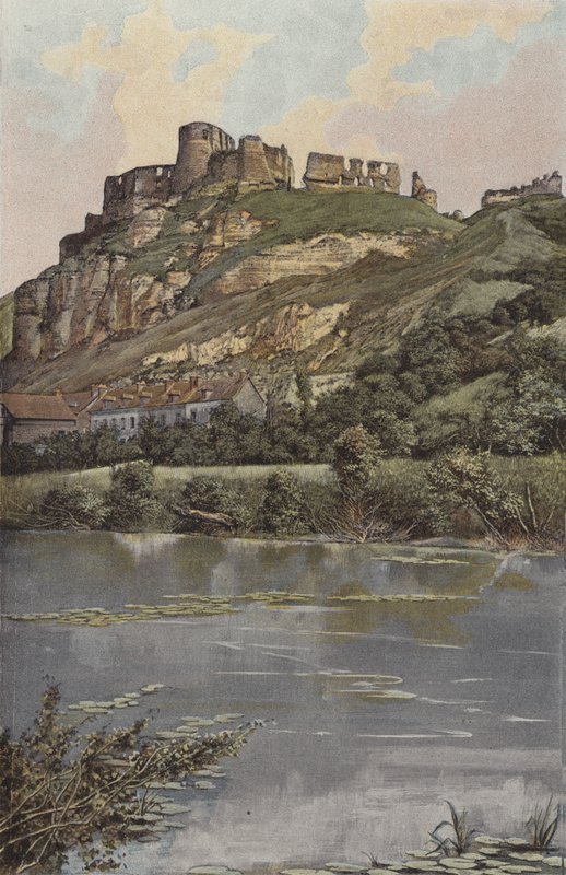 Les Andelys, Chateau Gaillard, joen rannikko tekijältä French Photographer