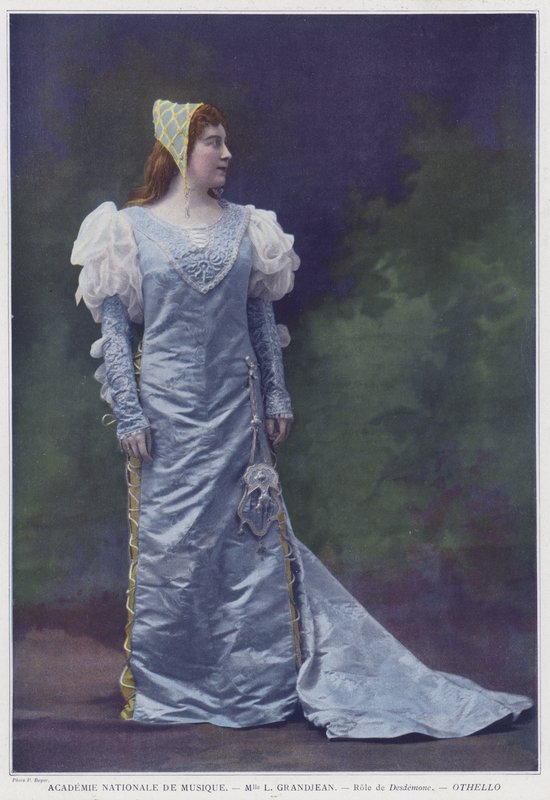 Louise Grandjean Desdemonana Othellossa (värillinen kuva) tekijältä French Photographer