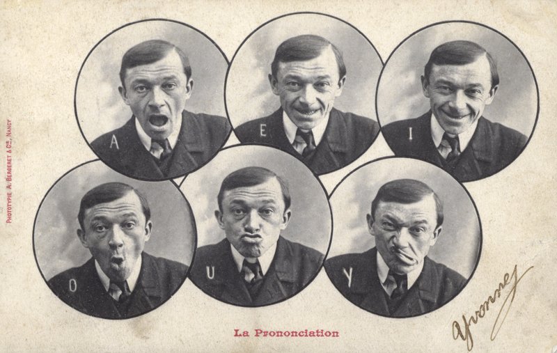 Mies vetää kasvoja (m/w kuva) tekijältä French Photographer