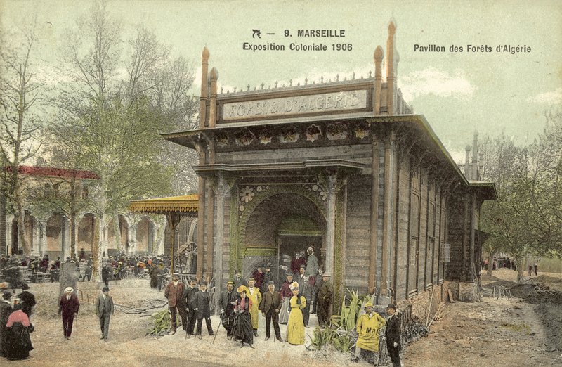 Marseille, Colonial Exhibition 1906, Pavillon Des Forets D