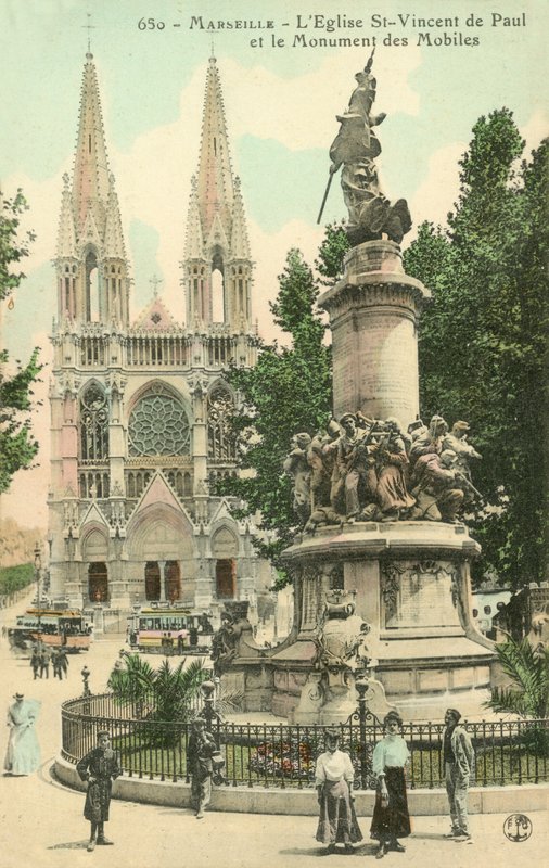 Marseille, Leglist St-Vincent De Paul, Mobiles Monument tekijältä French Photographer
