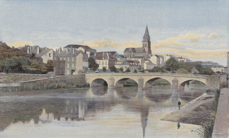 Mezieres, Pont dArches ja Mohonin kellotorni tekijältä French Photographer