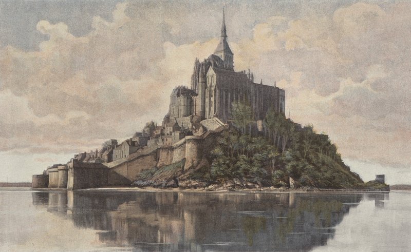 Mont Saint-Michel, Näkymä kaakkoispuolelta tekijältä French Photographer