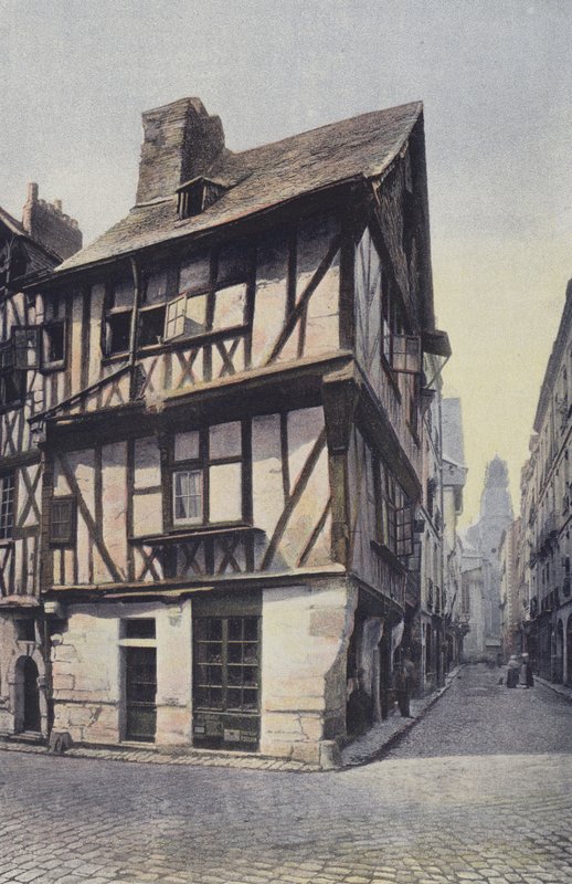 Nantes, vanhoja taloja, rue de la Juiverie tekijältä French Photographer