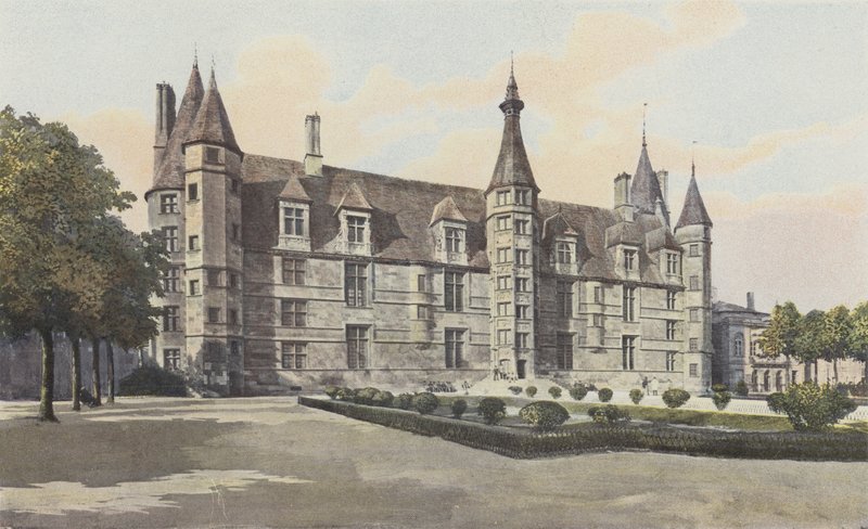 Nevers, entinen Ducal Chateau, Facade S tekijältä French Photographer