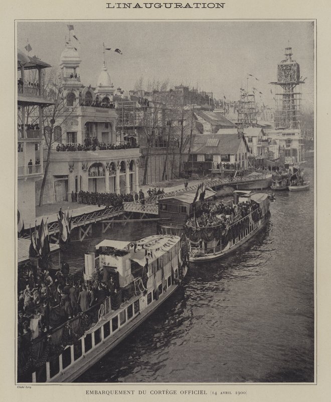 Exposition Universelle 1900 -näyttelyn avajaiset, Pariisi (m/v kuva) tekijältä French Photographer
