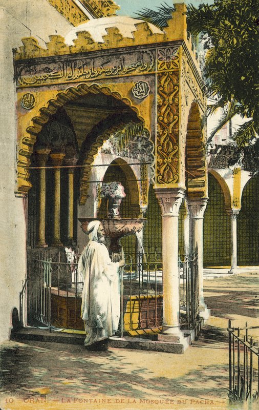 Oran, Algeria, Pachan moskeijan suihkulähde tekijältä French Photographer