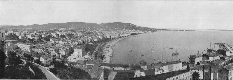Panorama of Cannes (m/w kuva) tekijältä French Photographer