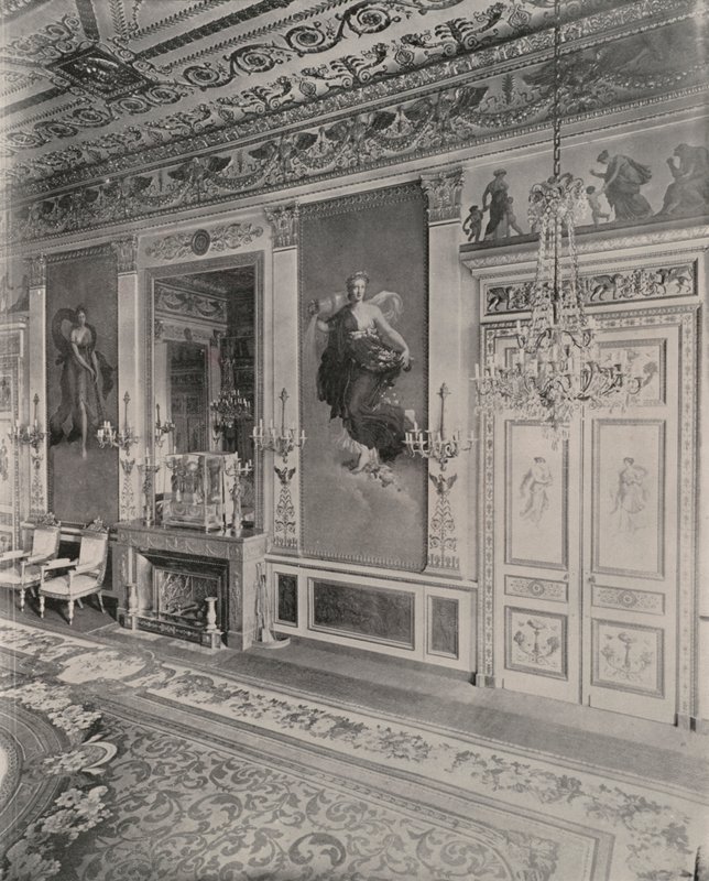 Pariisi: Saksan suurlähetystö, Hall of the Four Seasons, Kevät (m/v kuva) tekijältä French Photographer