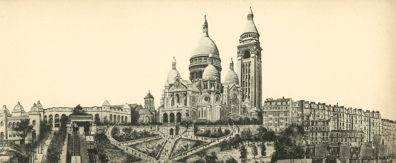 Pariisi, Montmartren pyhän sydämen basilika, pyhän sydämen basilika tekijältä French Photographer