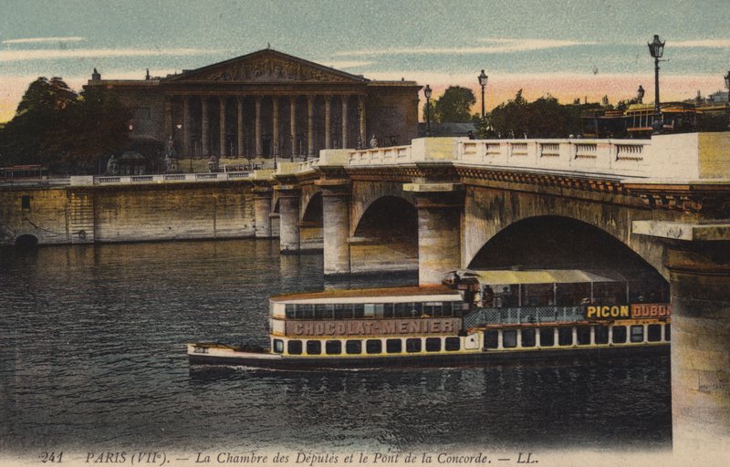 Pariisi, edustajainhuone ja Pont De La Concorde tekijältä French Photographer