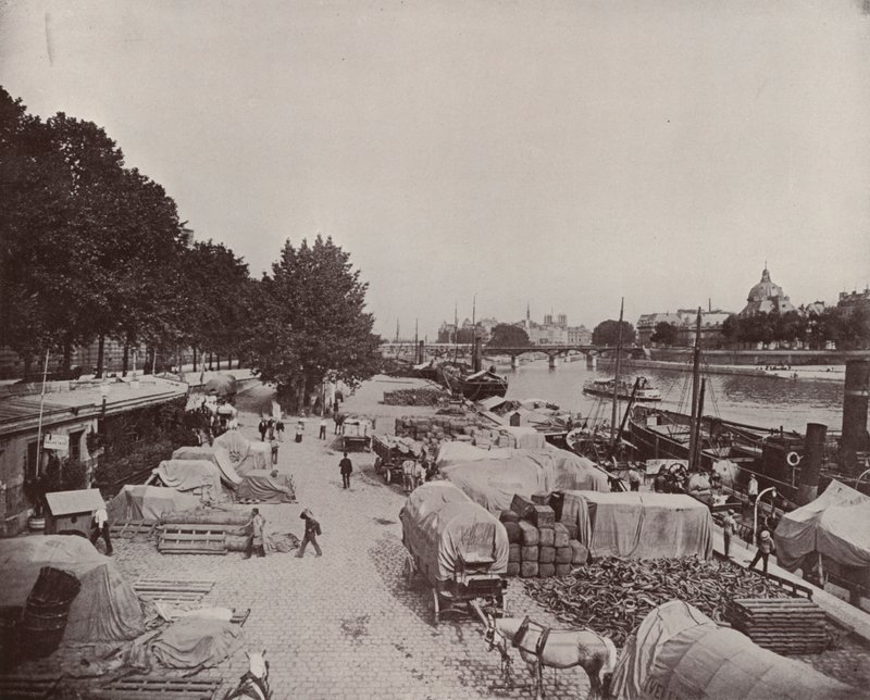 Pariisi: Levee Scene Pariisissa (m/w kuva) tekijältä French Photographer